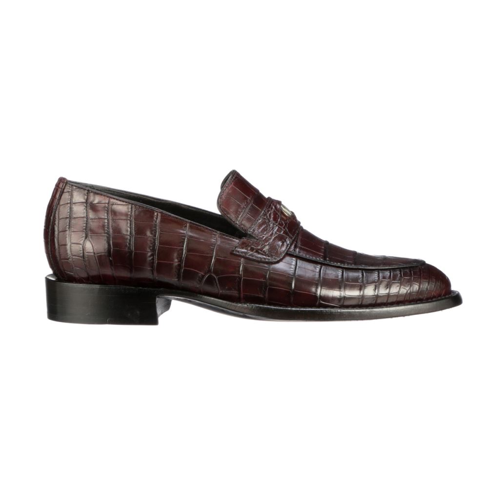 Lucchese Peso Loafer - Black Cherry