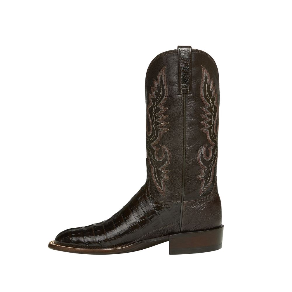 Lucchese Trent - Chocolate + Dark Brown