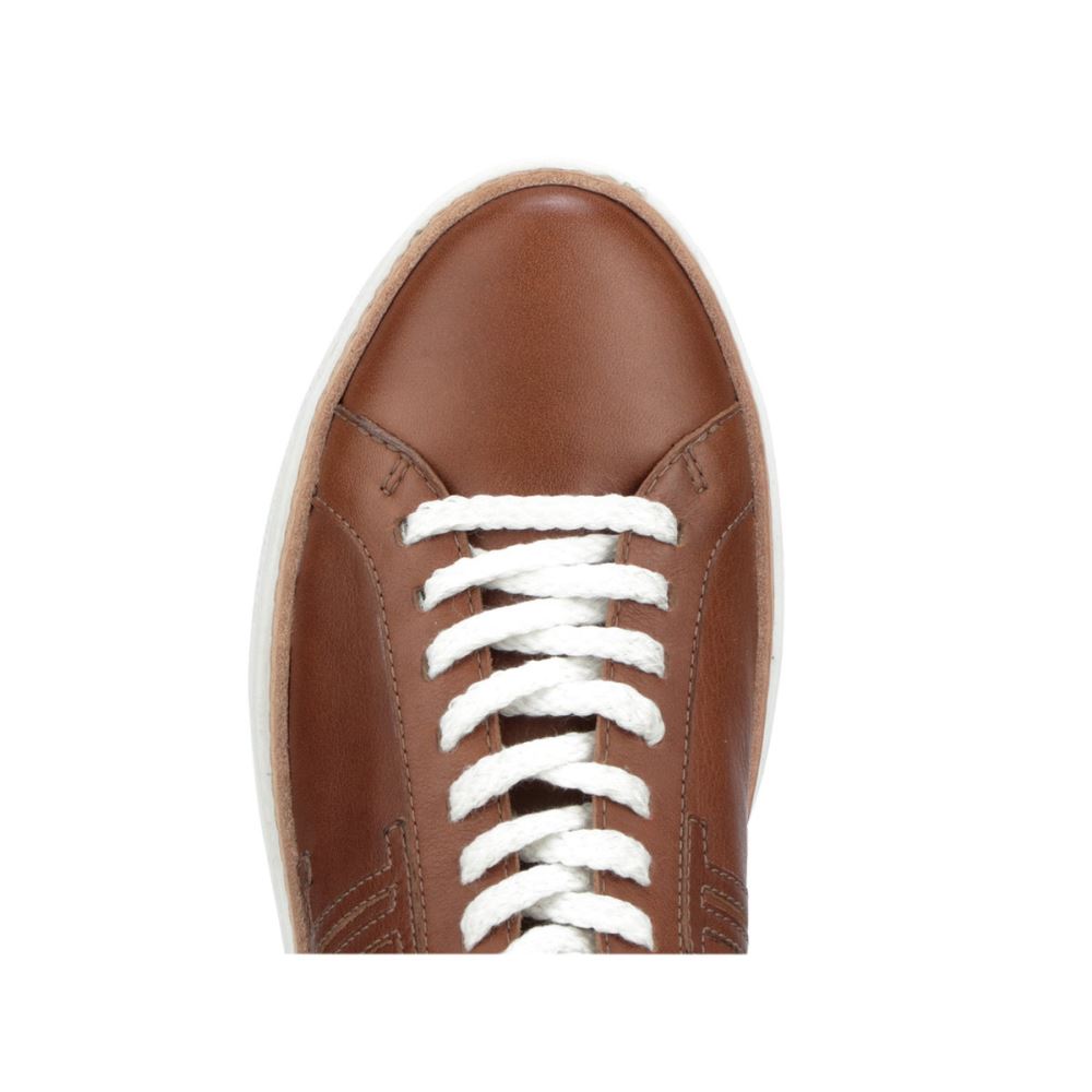 Lucchese Double L lace Up Sneaker - Whiskey