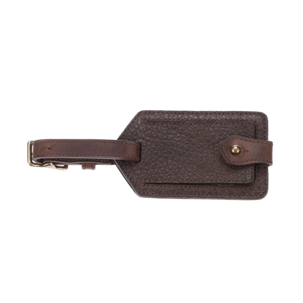 Lucchese Travel Luggage Tag - Chocolate