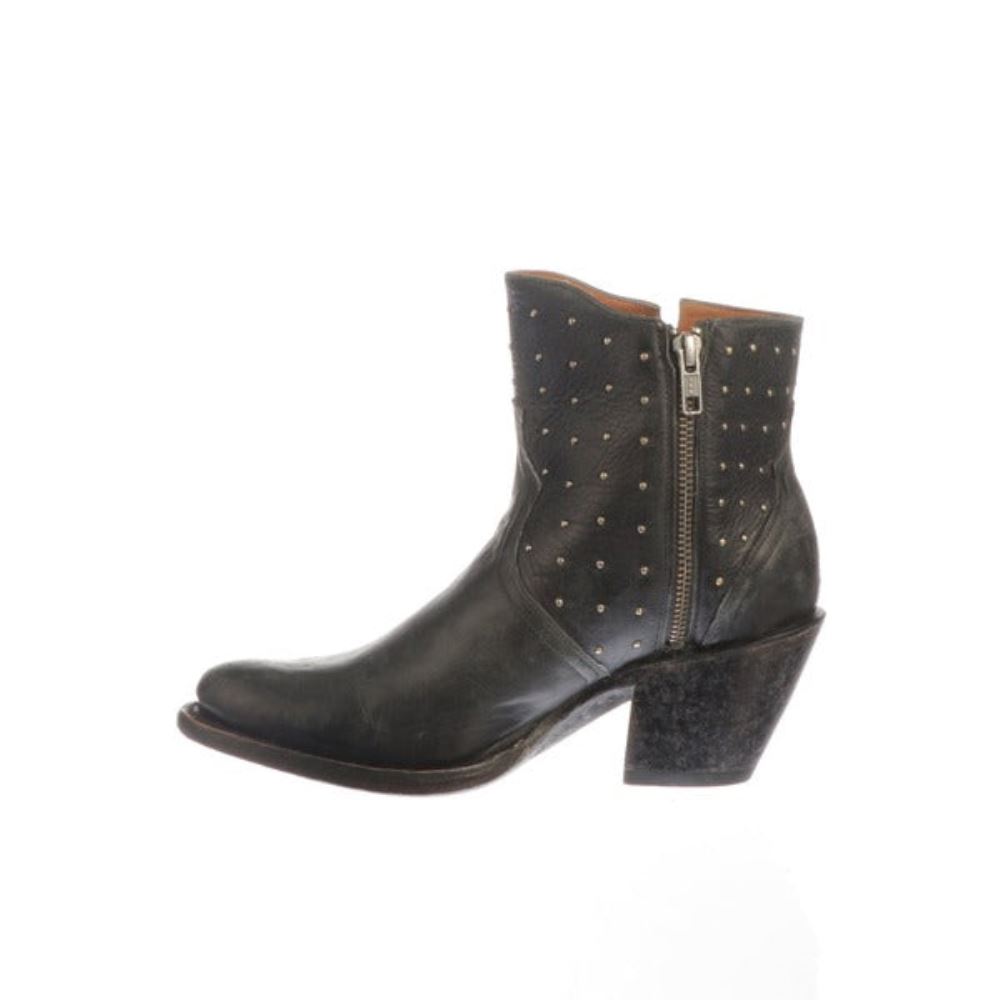 Lucchese Harley - Black + Beige