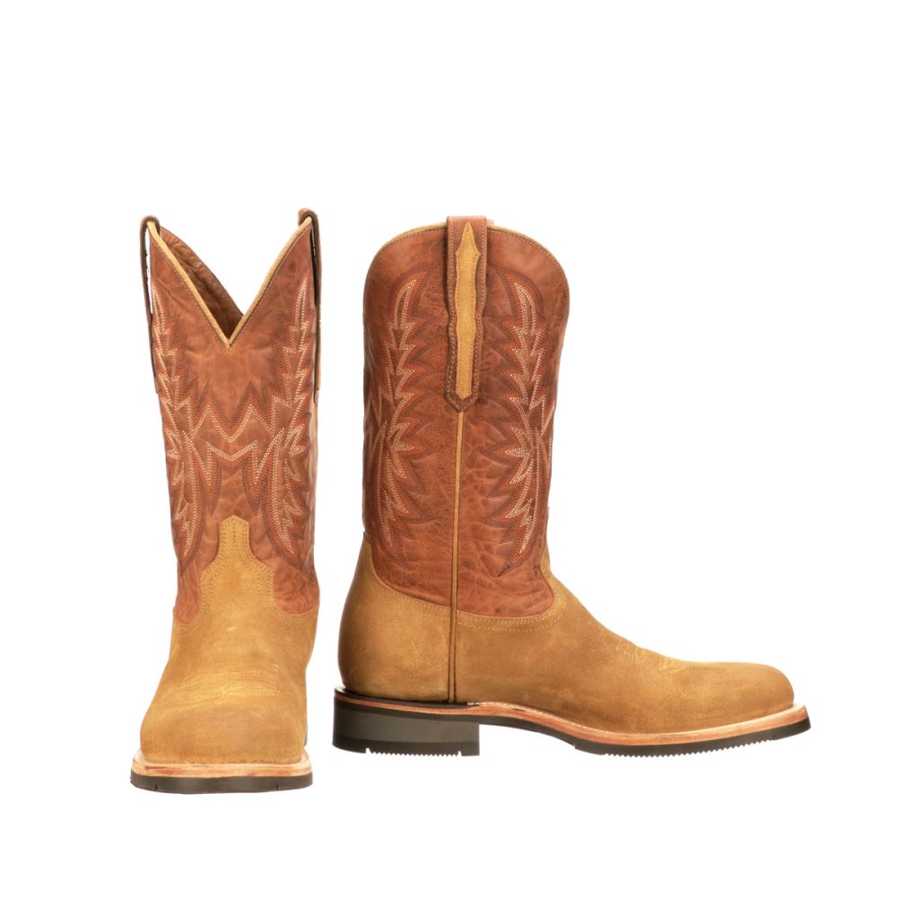 Lucchese Rusty - Sand + Cognac