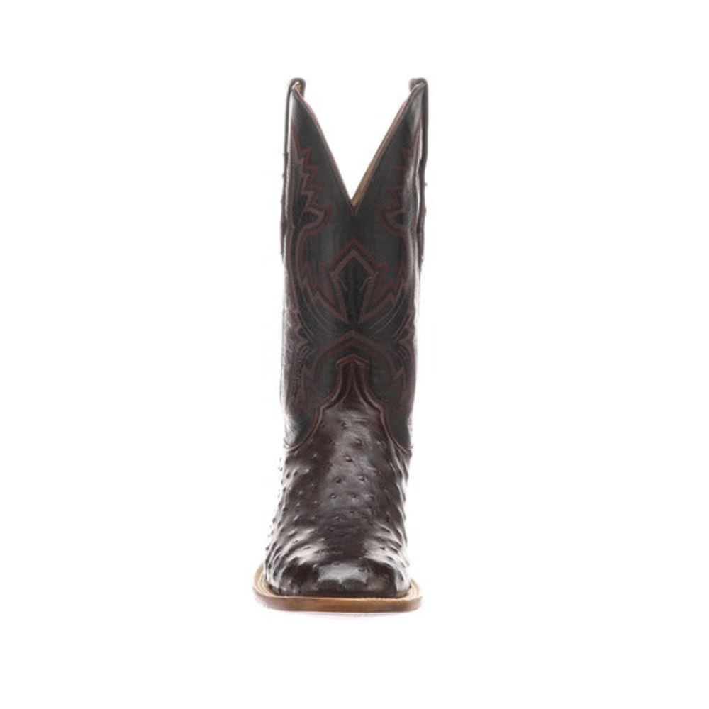 Lucchese Cliff - Black Cherry + Black