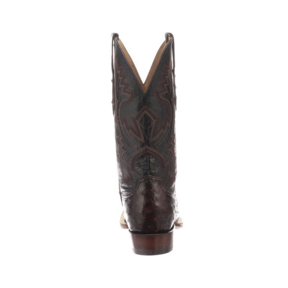 Lucchese Cliff - Black Cherry + Black