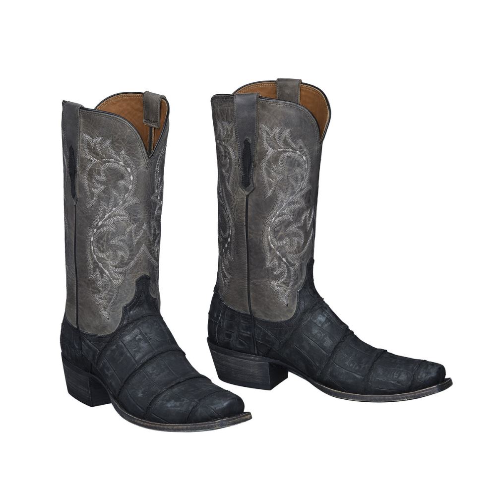 Lucchese Burke - Black + Charcoal