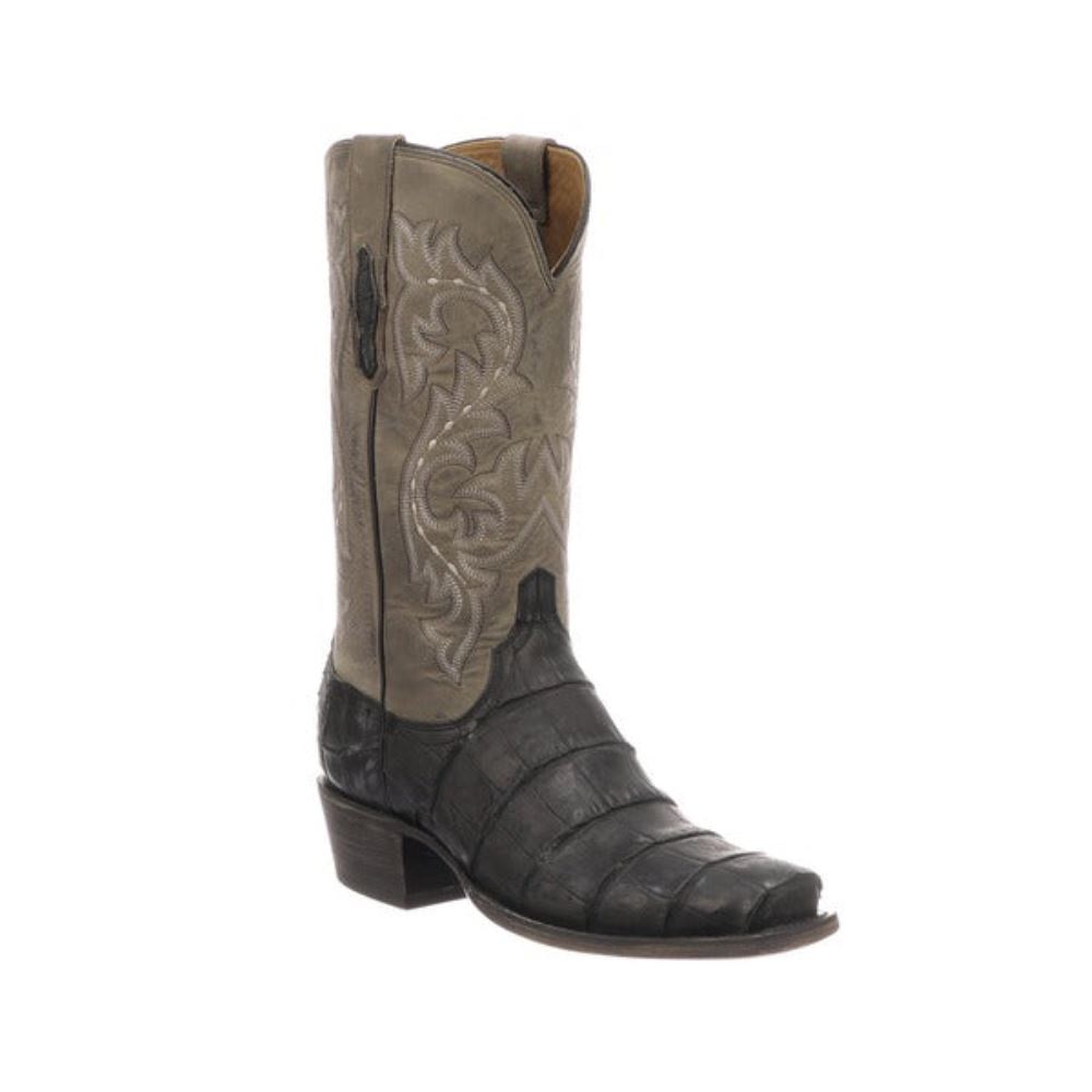 Lucchese Burke - Black + Charcoal