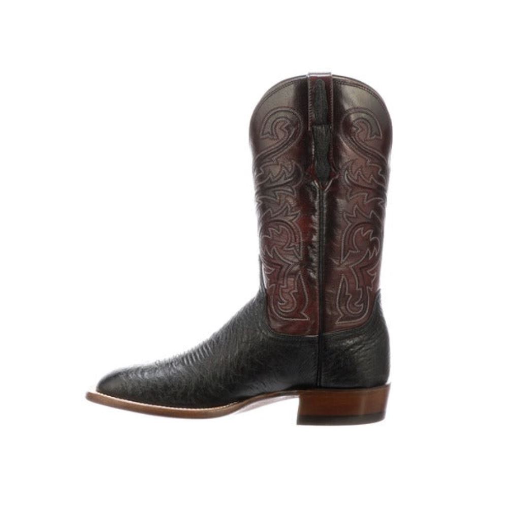 Lucchese Lance - Black + Black Cherry