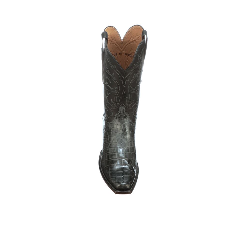 Lucchese Cruz - Charcoal + Black