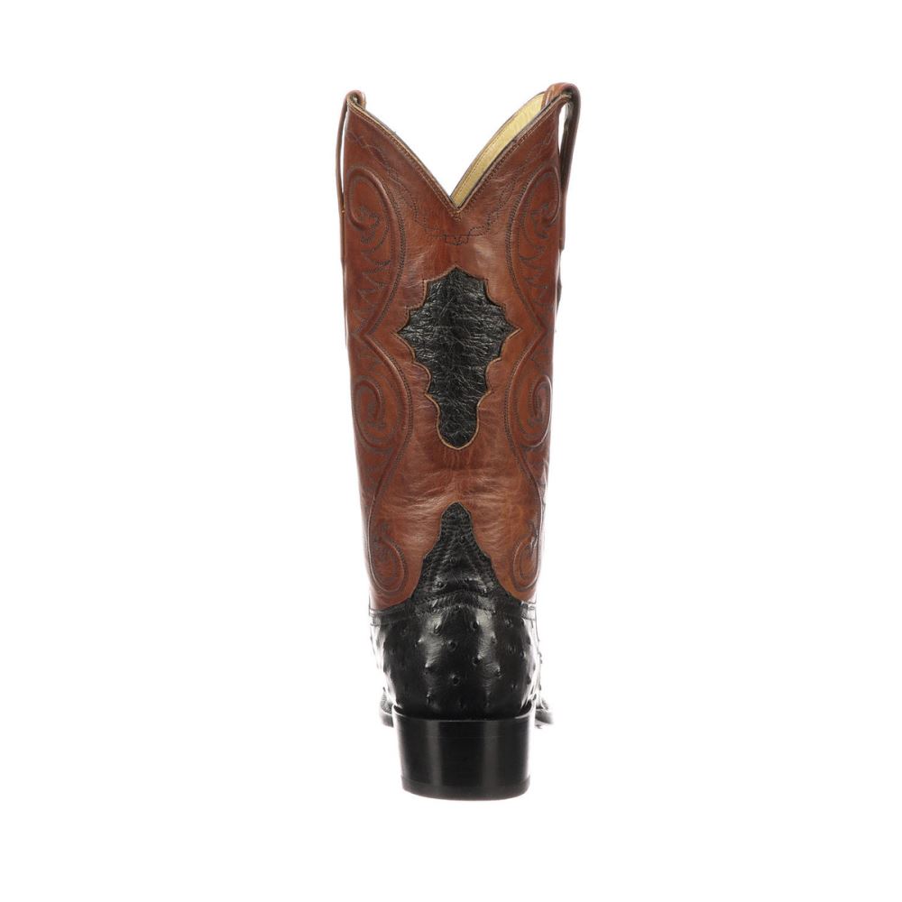 Lucchese Randall - Black + Cognac