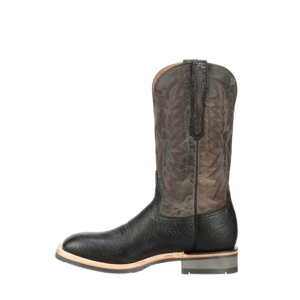 Lucchese Rudy - Black + Anthracite Grey