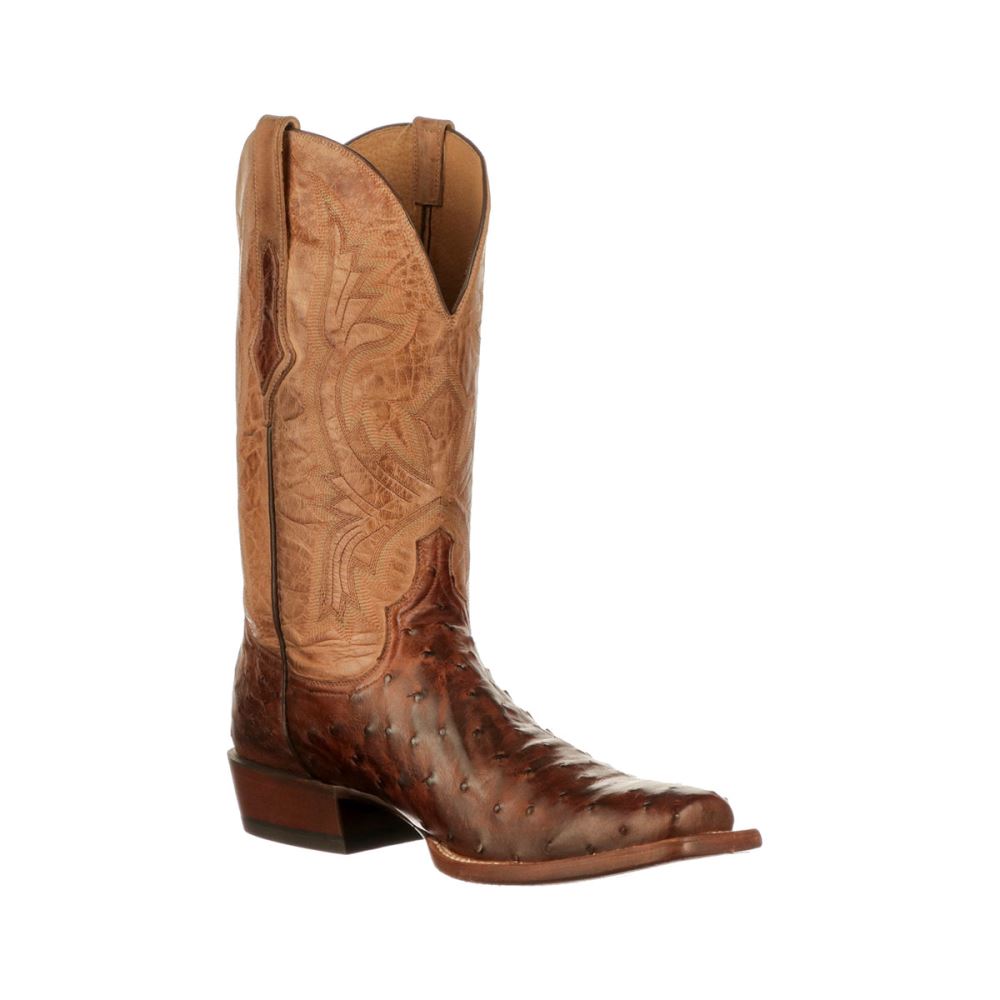 Lucchese Cliff - Chocolate + Tan