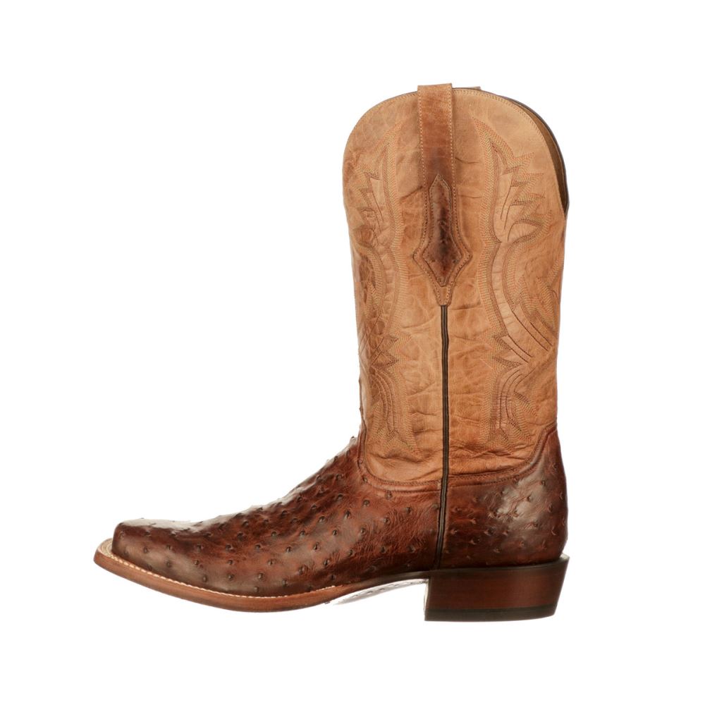 Lucchese Cliff - Chocolate + Tan