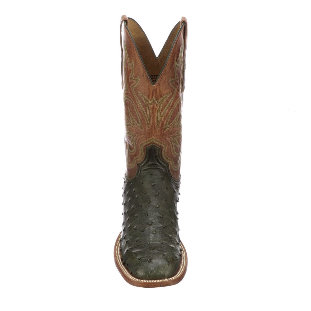 Lucchese Diego - Forest Green + Peanut Brittle