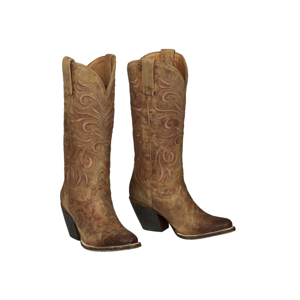 Lucchese Laurelie - Tan Floral