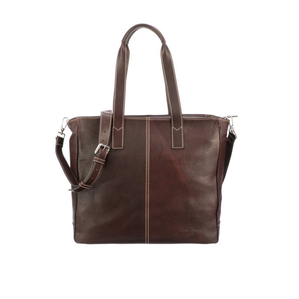 Lucchese COSIMO CARYALL TOTE - ESPRESSO