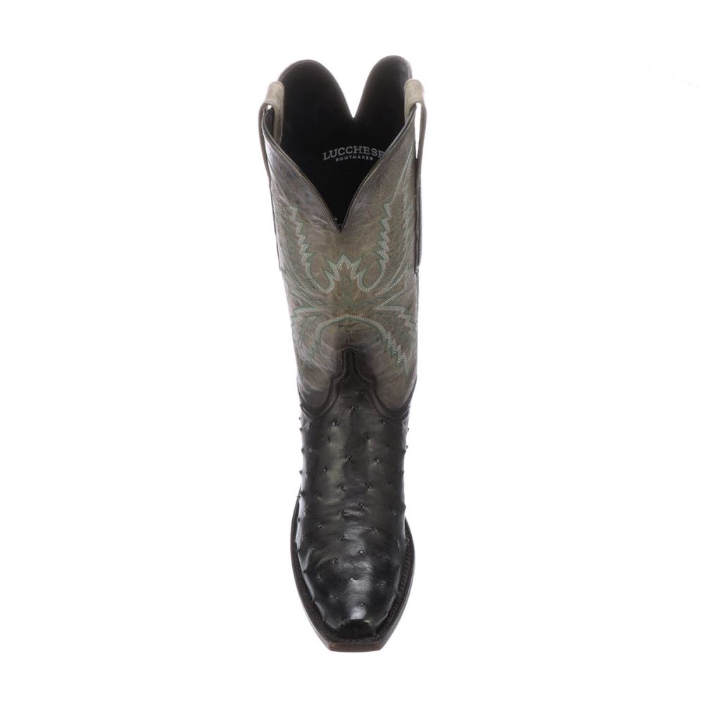 Lucchese Josephine - Black + Anthracite Grey