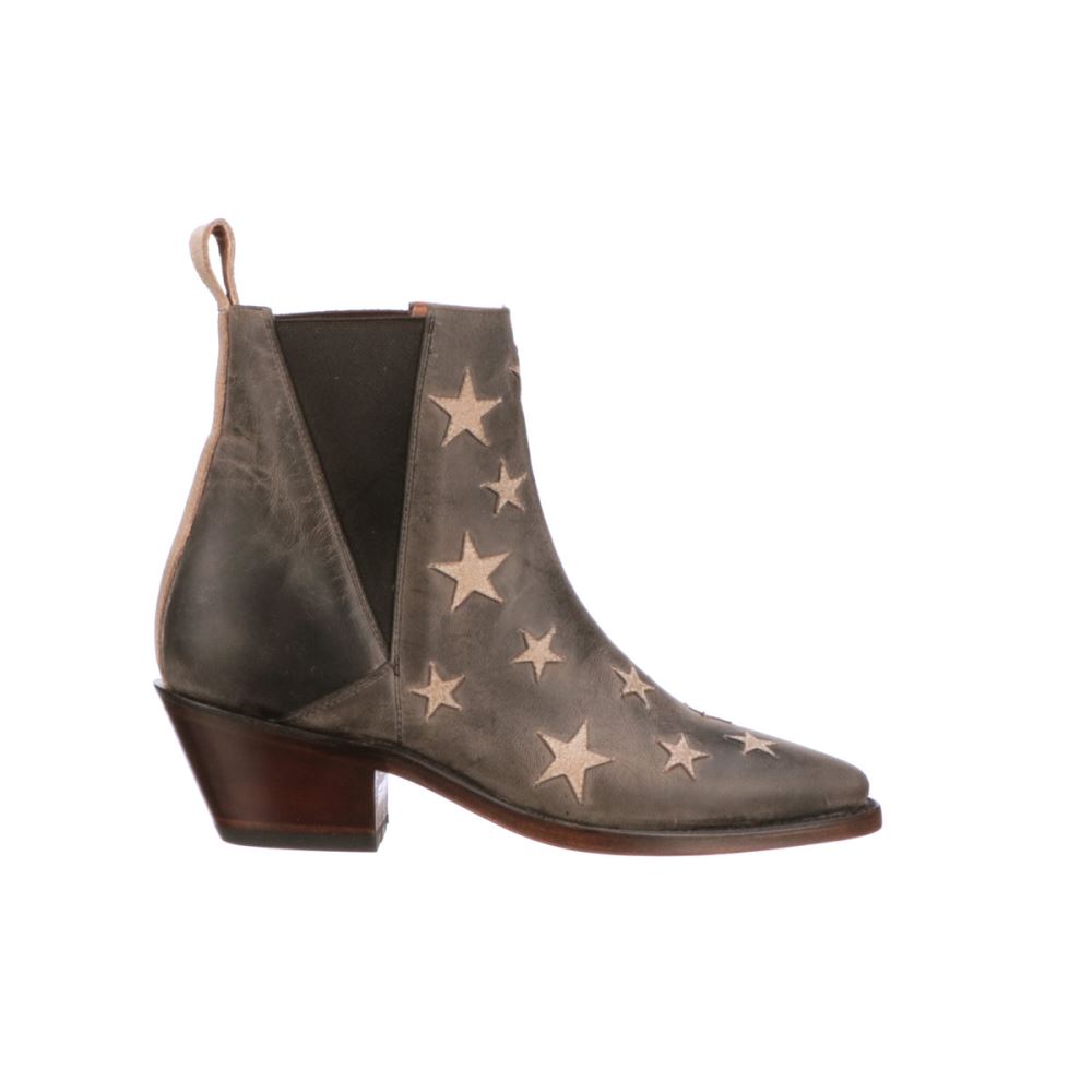 Lucchese Estrella Chelsea - Anthracite Grey