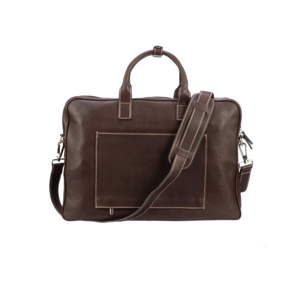 Lucchese COSIMO BRIEFCASE - ESPRESSO