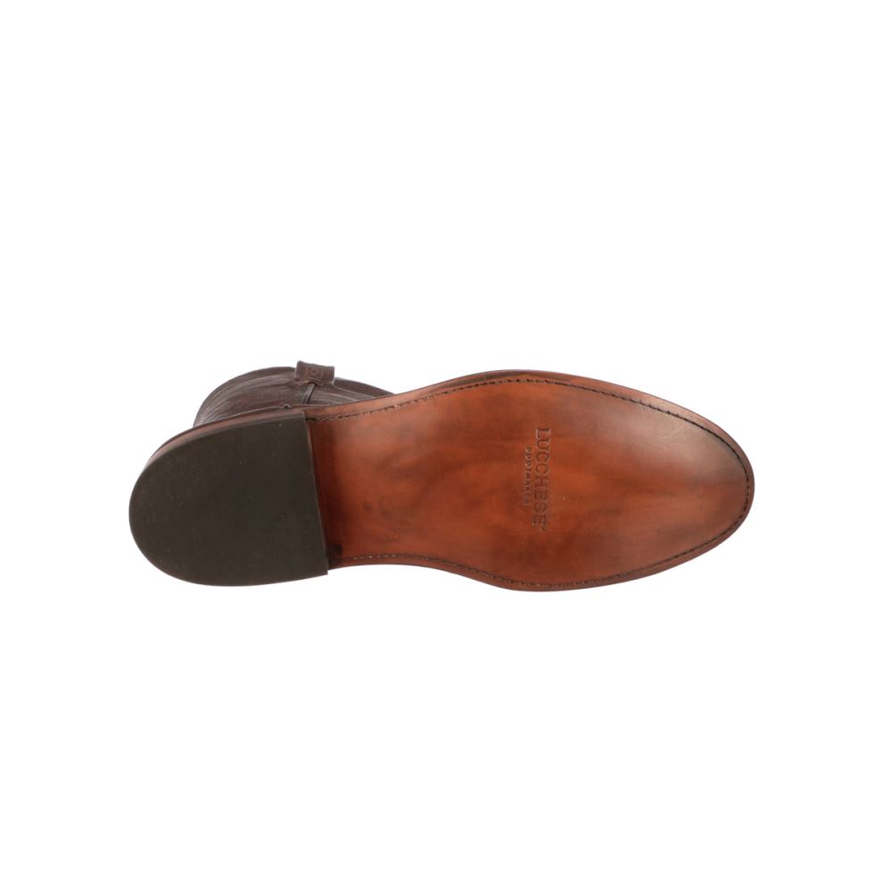 Lucchese Sunset Roper - Chocolate