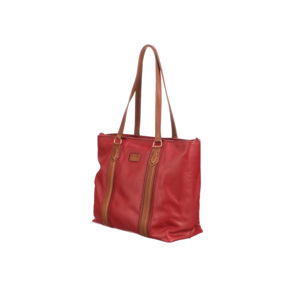 Lucchese Frances Carryall Tote - Red