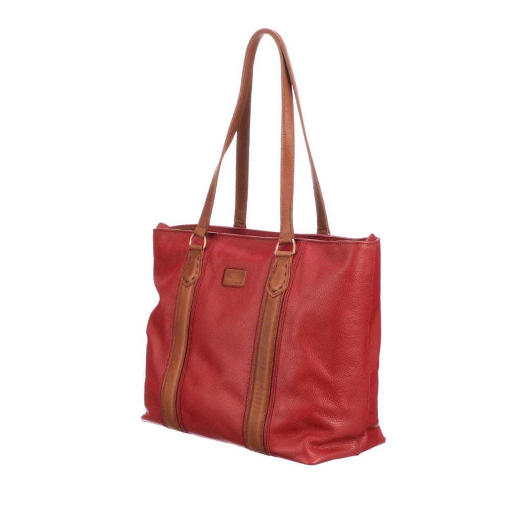 Lucchese Frances Carryall Tote - Red