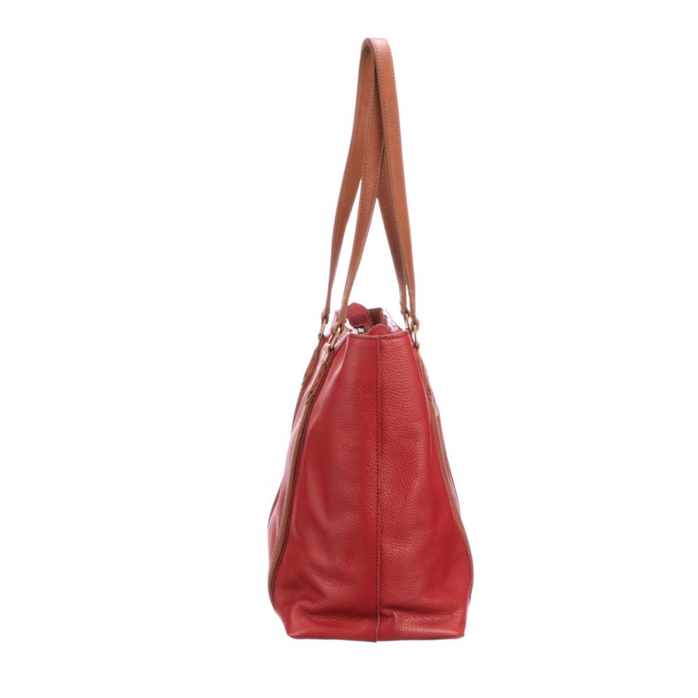 Lucchese Frances Carryall Tote - Red