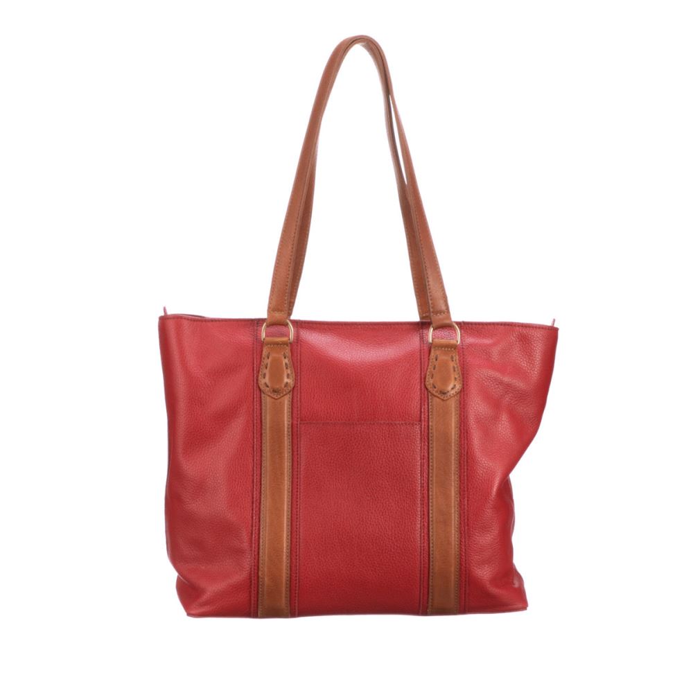 Lucchese Frances Carryall Tote - Red