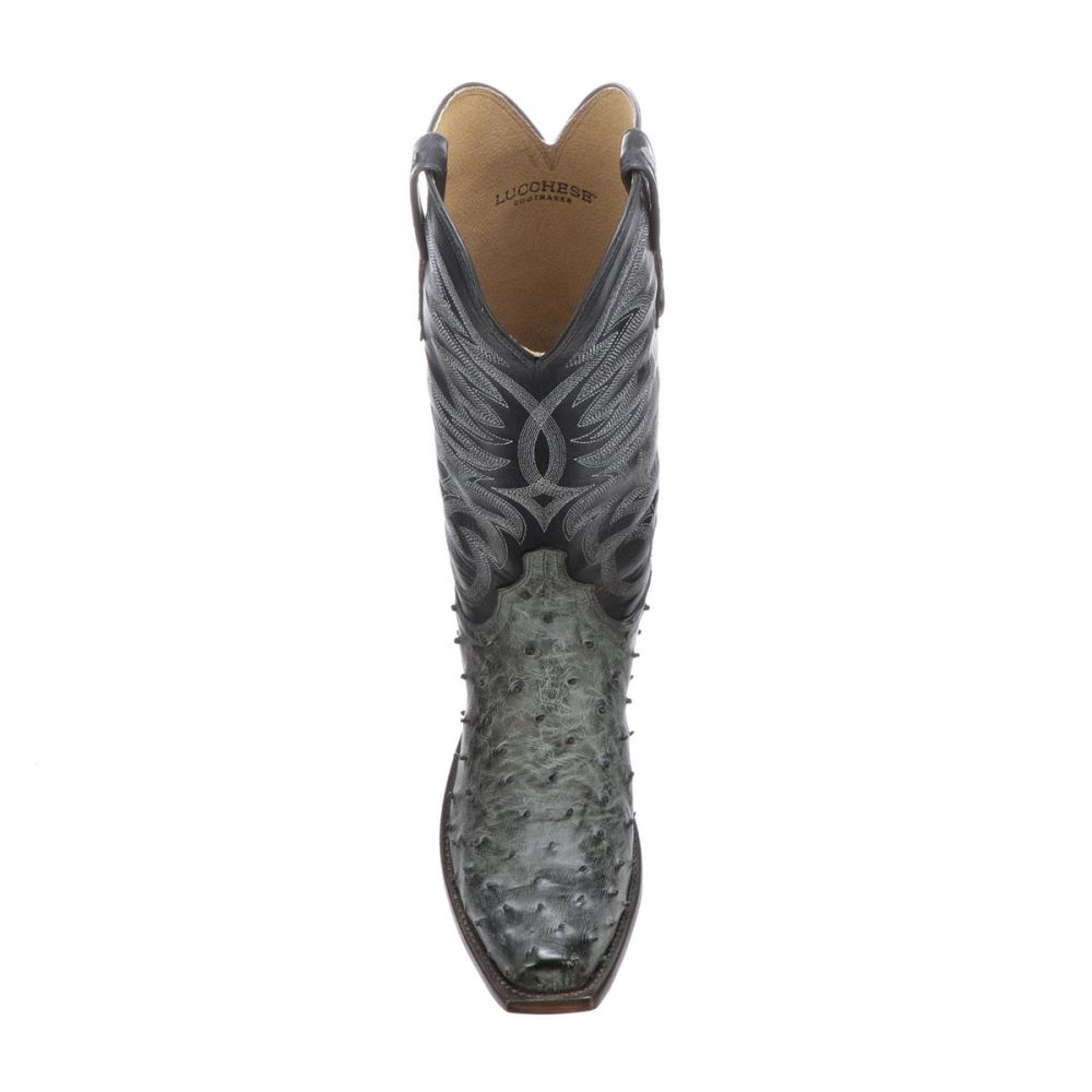 Lucchese Hugo - Anthracite Grey + Navy