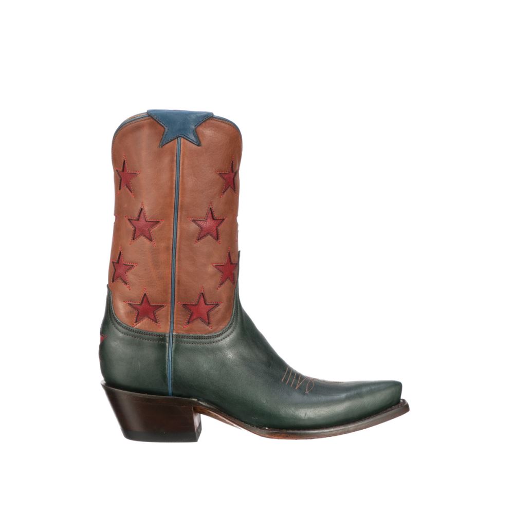 Lucchese Estrella II - Forest + Tan