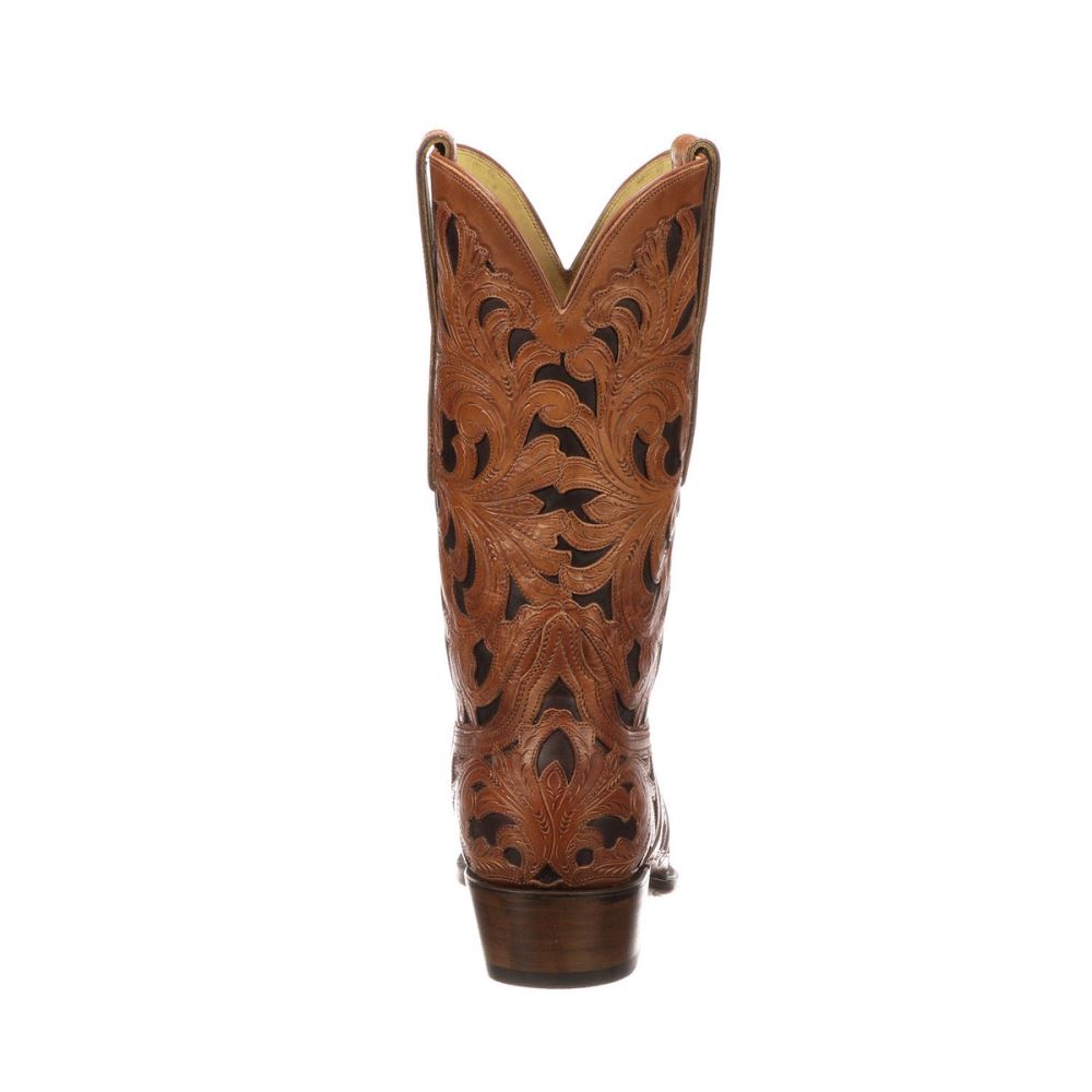 Lucchese Kent - Mahogany + Chocolate