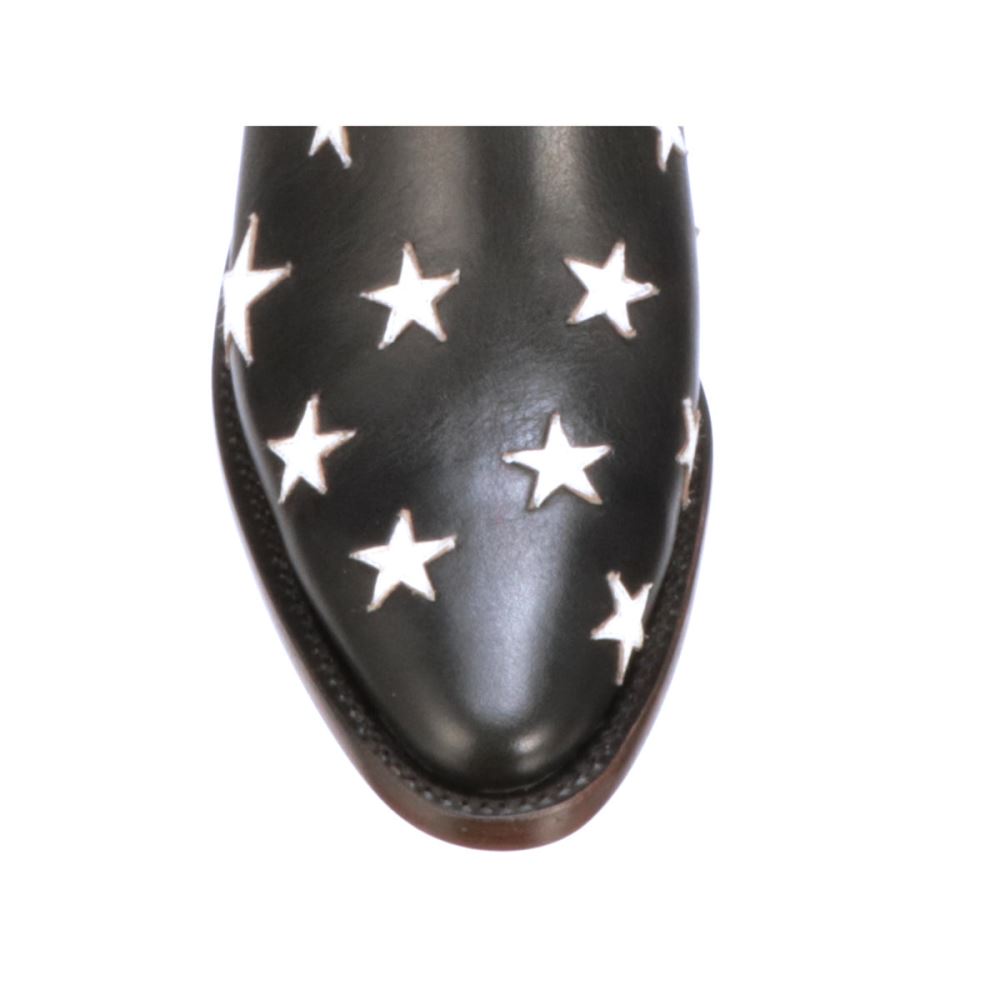 Lucchese Estrella Chelsea - Black + White