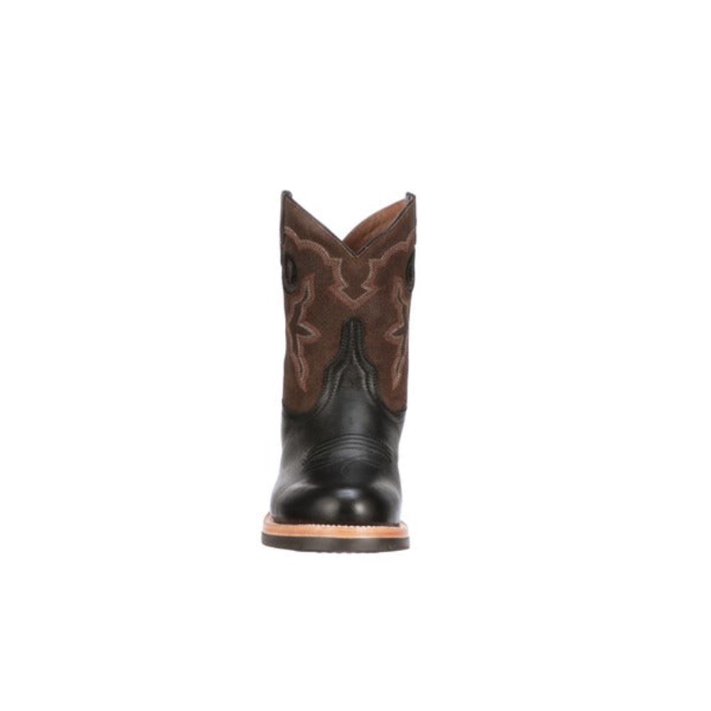 Lucchese Ruth Short - Black + Chocolate