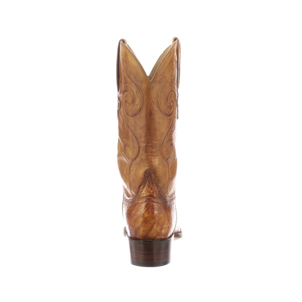 Lucchese Colton - Cognac + Light Brown