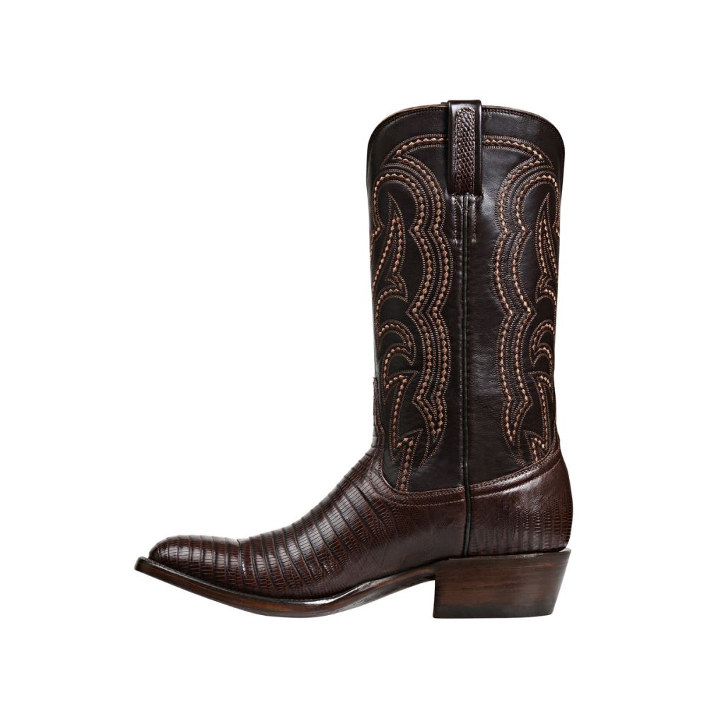 Lucchese Kip - Cigar + Dark Brown