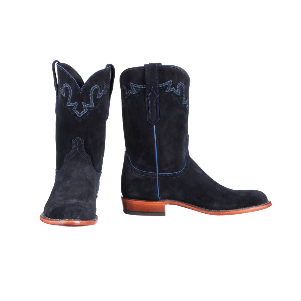 Lucchese Sunset Suede - Navy