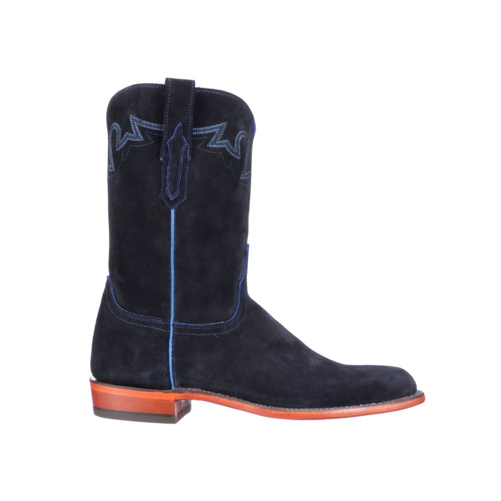 Lucchese Sunset Suede - Navy