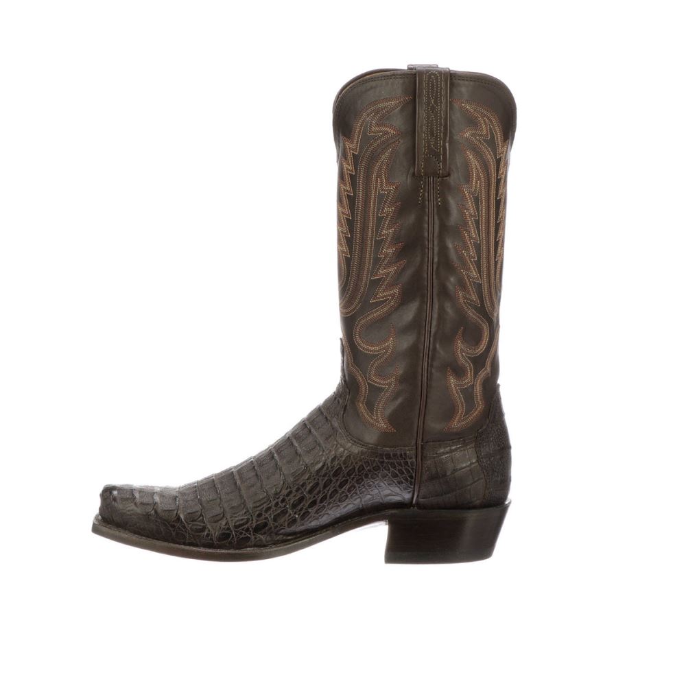 Lucchese Walter - Barrel Brown + Chocolate