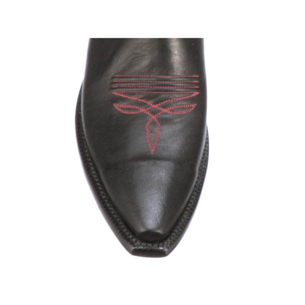 Lucchese Ladies Tall Tulip - Black + Rust