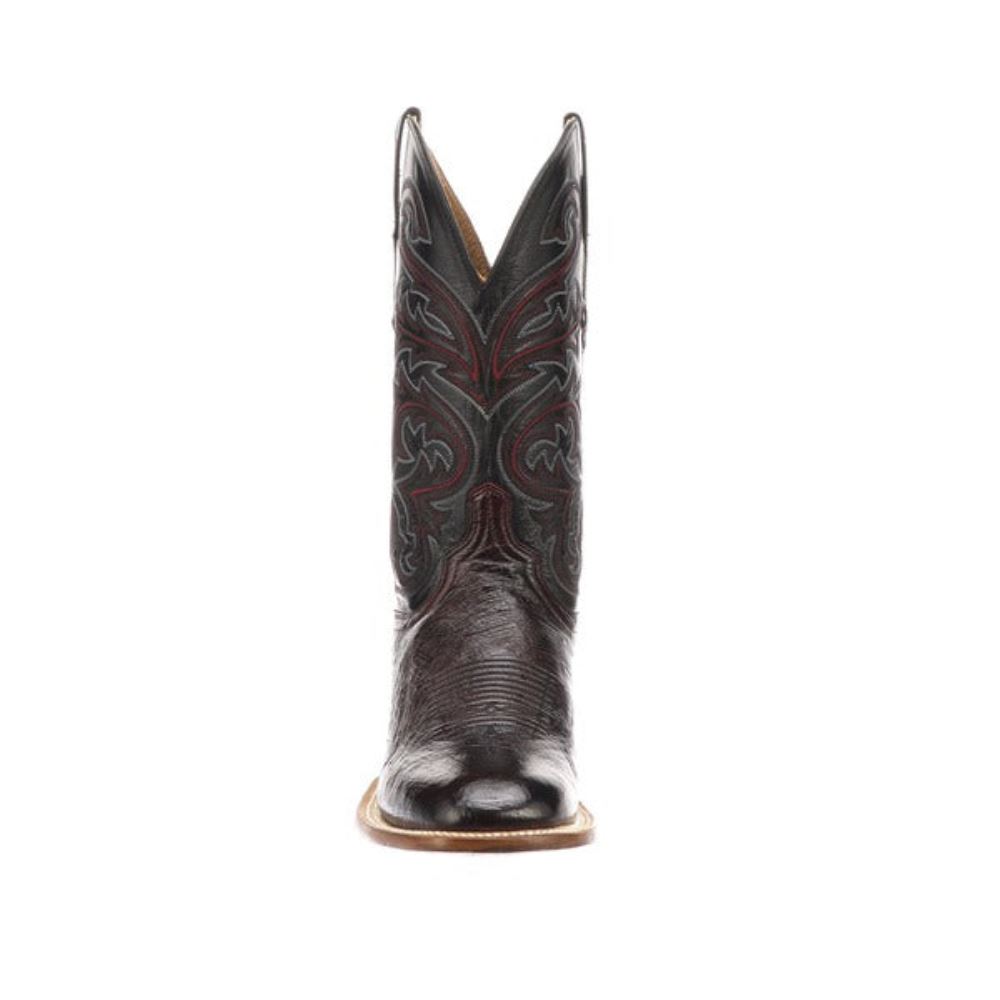 Lucchese Lance - Black Cherry + Black