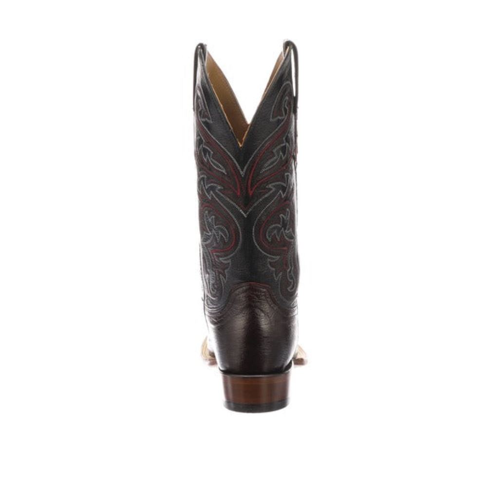 Lucchese Lance - Black Cherry + Black