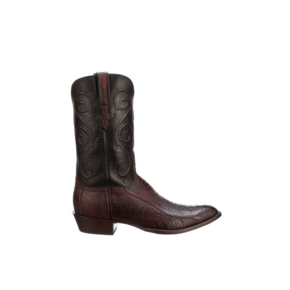 Lucchese Red River - Black Cherry + Black