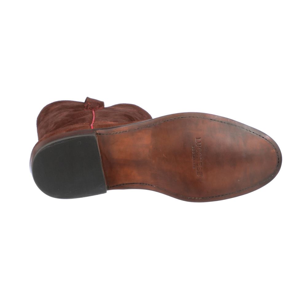 Lucchese Sunset Suede - Red Dirt