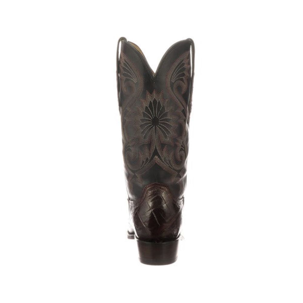 Lucchese Rio - Black Cherry + Black