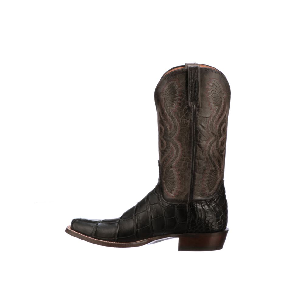 Lucchese Roy - Black + Anthracite Grey