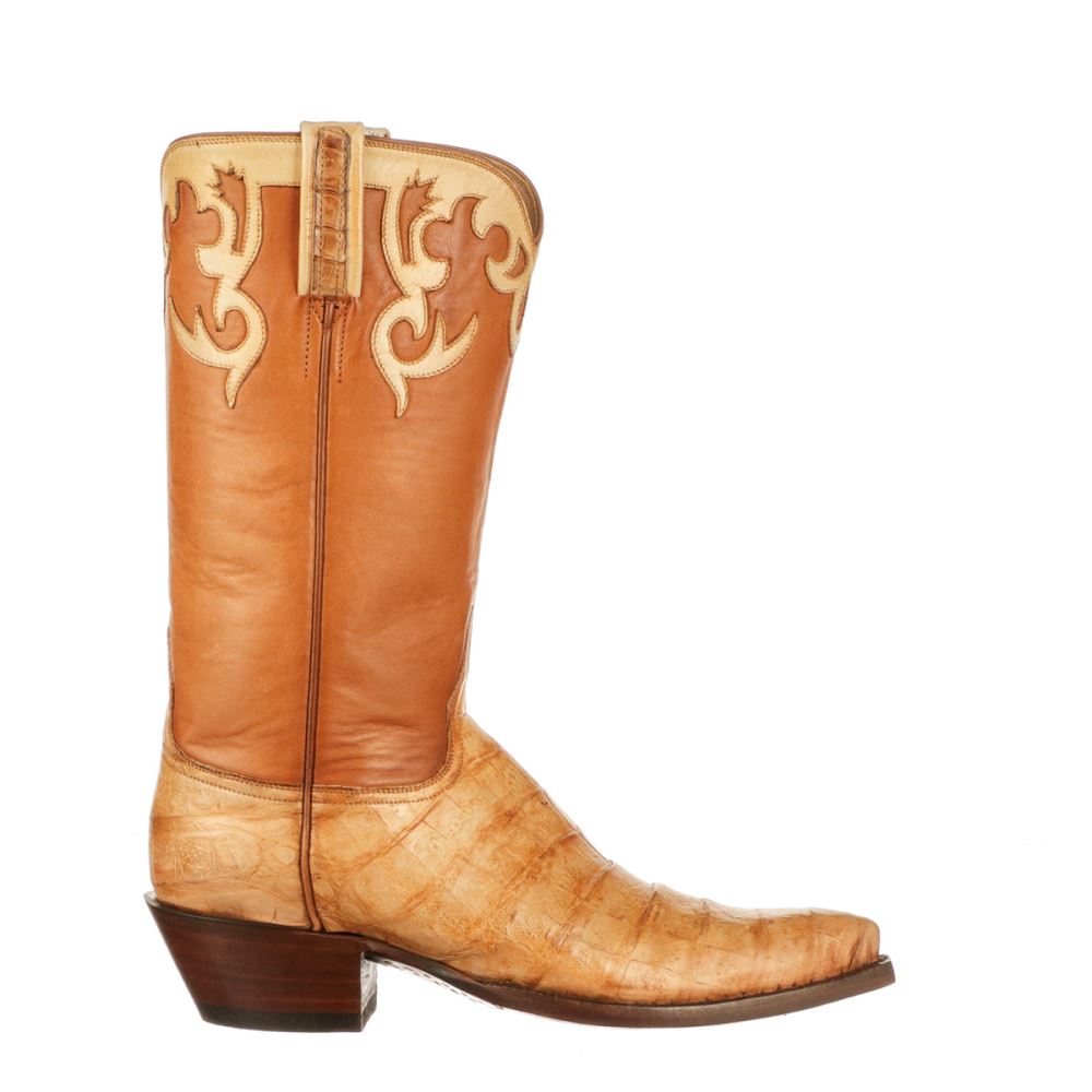 Lucchese Hollywood Rose - Tan + Honey