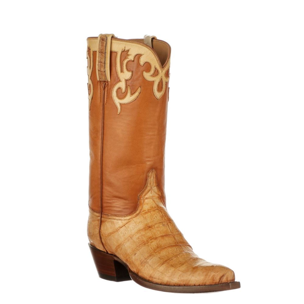 Lucchese Hollywood Rose - Tan + Honey