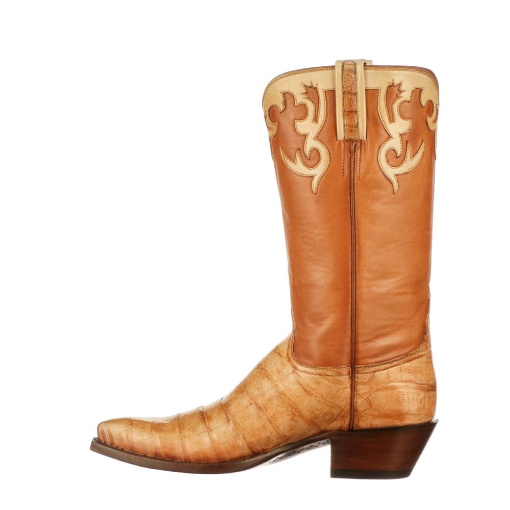 Lucchese Hollywood Rose - Tan + Honey