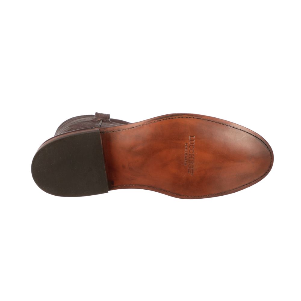 Lucchese Majestic Roper - Tobacco