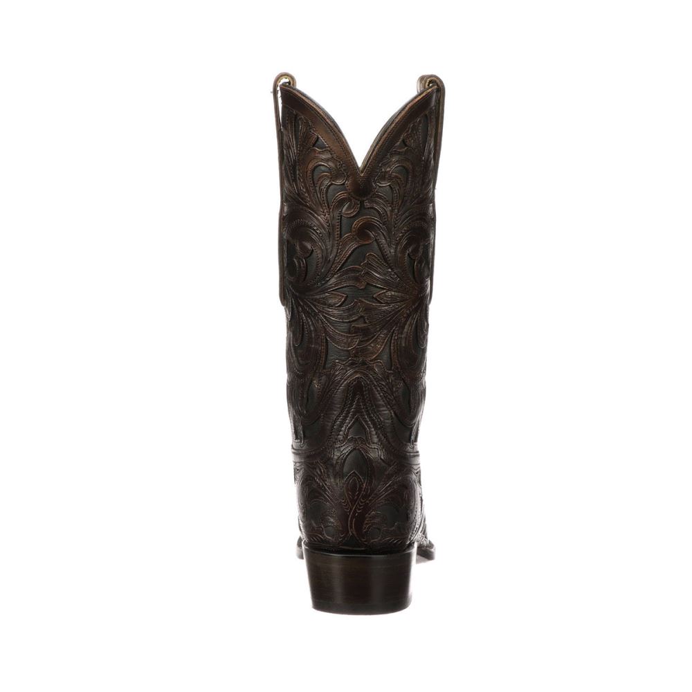 Lucchese Kent - Chocolate + Black