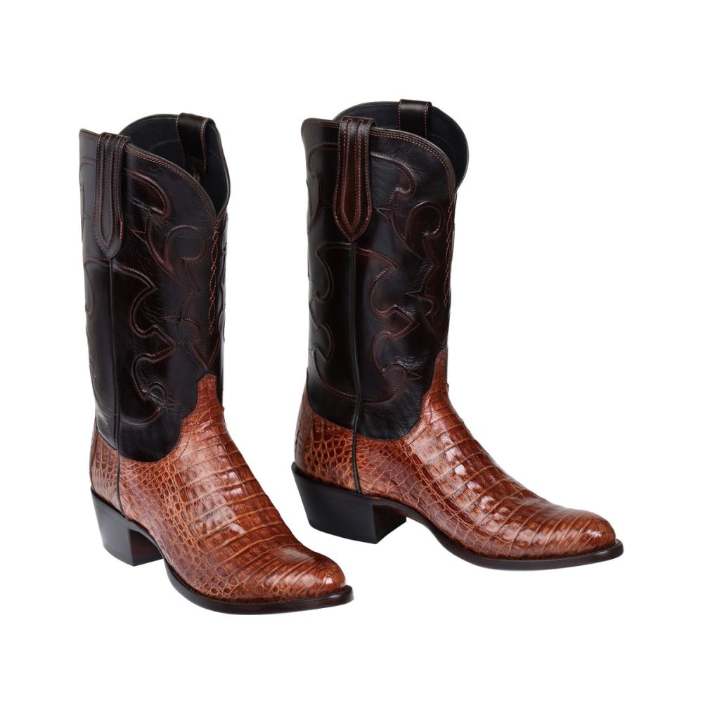 Lucchese Charles - Sienna + Dark Brown